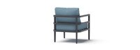 Morelia 2 Piece Sunbrella® Outdoor Patio Club Chairs - Canvas Denim