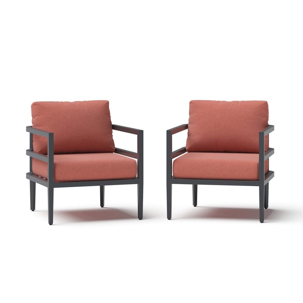 Morelia 2 Piece Sunbrella® Outdoor Patio Club Chairs