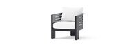 Pluma Sunbrella® Outdoor Patio Club Chairs - Canvas White