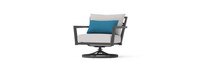 Venetia™ 2 Piece Sunbrella® Outdoor Motion Club Chairs - Gray