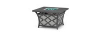 Venetia™ 5 Piece Sunbrella® Outdoor Motion Fire Chat Set - Gray