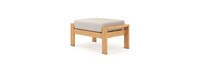 Capri™ Club Ottomans - Cast Silver