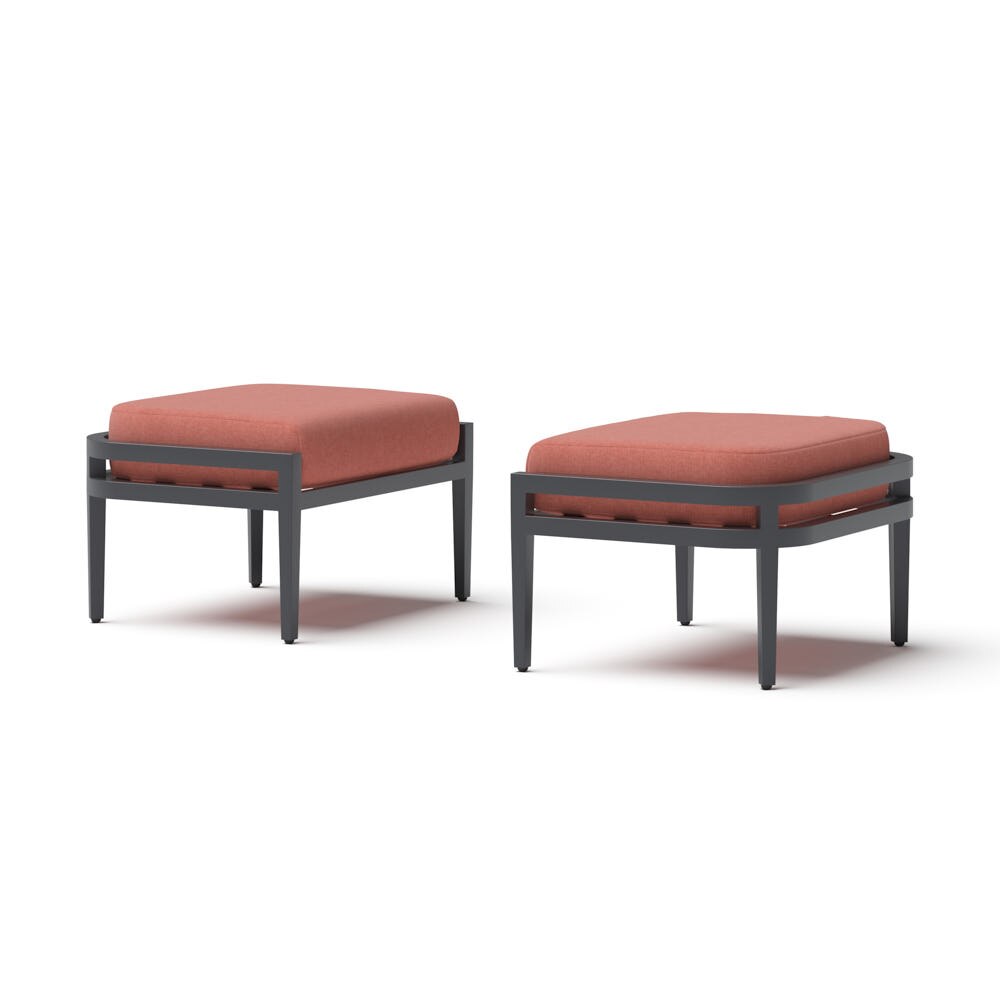 Morelia 2 Piece Sunbrella® Outdoor Patio Ottomans