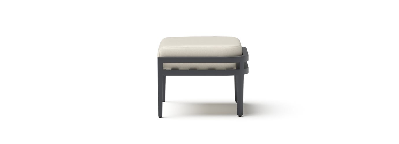 Morelia 2 Piece Outdoor Patio Ottomans - Thumbnail 4