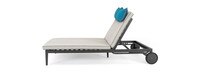 Venetia™ Sunbrella® Outdoor Double Lounger - Gray