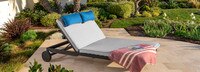 Venetia™ Sunbrella® Outdoor Double Lounger - Gray
