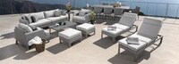 Portofino® Sling 19 Piece Sunbrella® Outdoor Estate Set - Beige Fennel