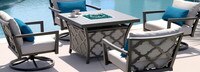 Venetia™ 42x42 Square Fire Table - Gray