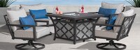 Venetia™ 42x42 Square Fire Table - Gray