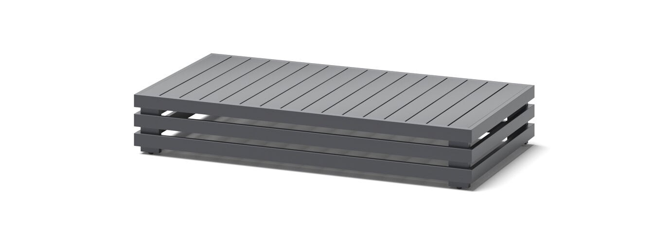 RST Brands Avondale Outdoor Loveseat with Table Attachment and Coffee Table