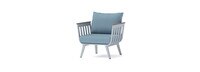 Vera™ 4 Piece Sunbrella® Outdoor Seating & Storage Cover Set - Newport Blue