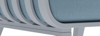 Vera™ 4 Piece Sunbrella® Outdoor Seating & Storage Cover Set - Newport Blue
