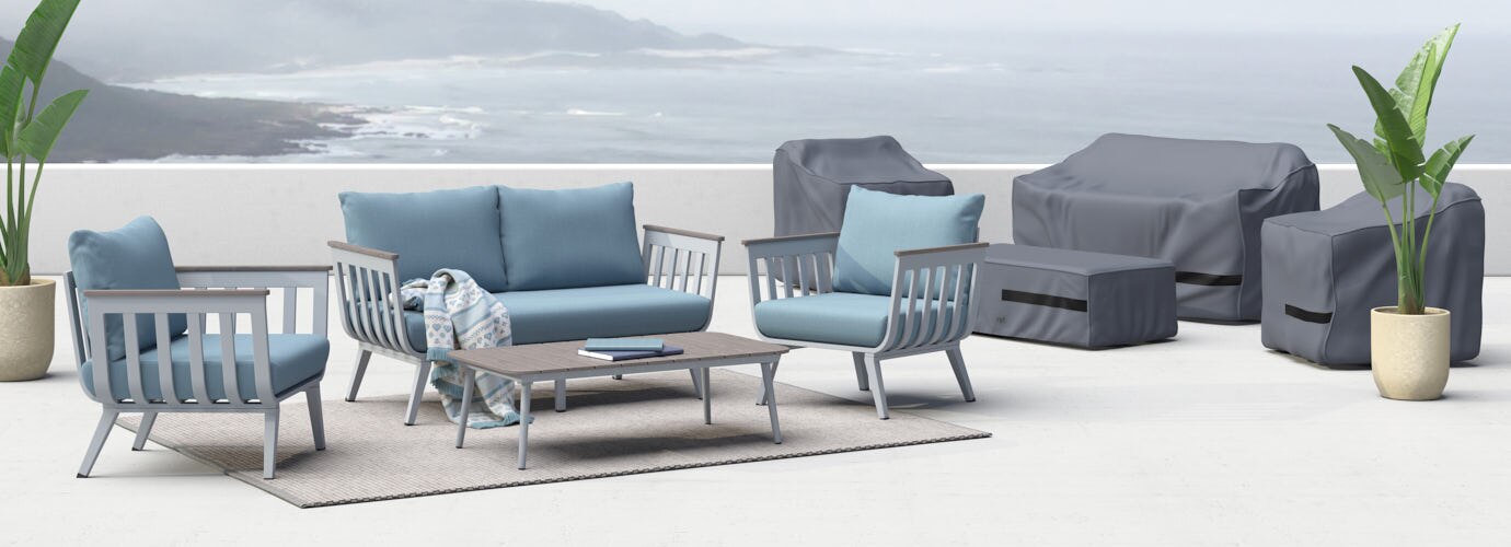 RST Brands Vera Outdoor Seating & Storage Cover - Thumbnail 2
