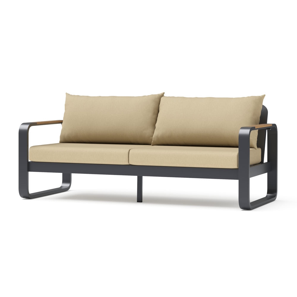 Andes 76in Sunbrella® Outdoor Patio Sofa - Canvas Beige