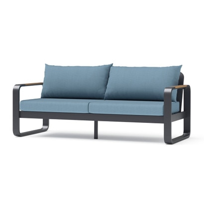Andes 76in Outdoor Patio Sofa