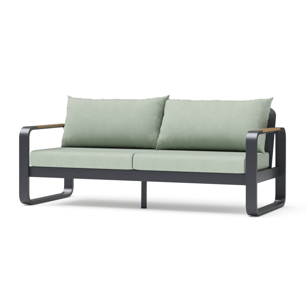Andes 76in Sunbrella® Outdoor Patio Sofa - Canvas Oasis