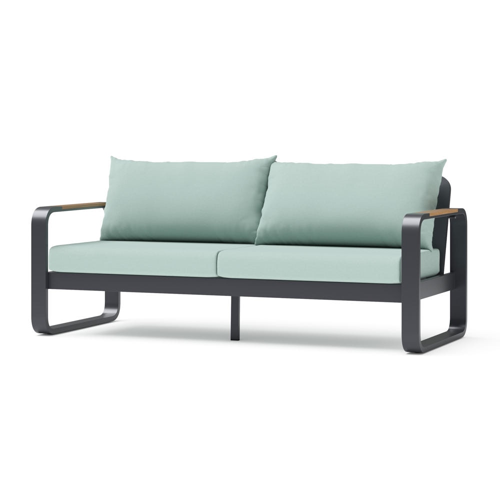 Andes 76in Sunbrella® Outdoor Patio Sofa - Canvas Spa