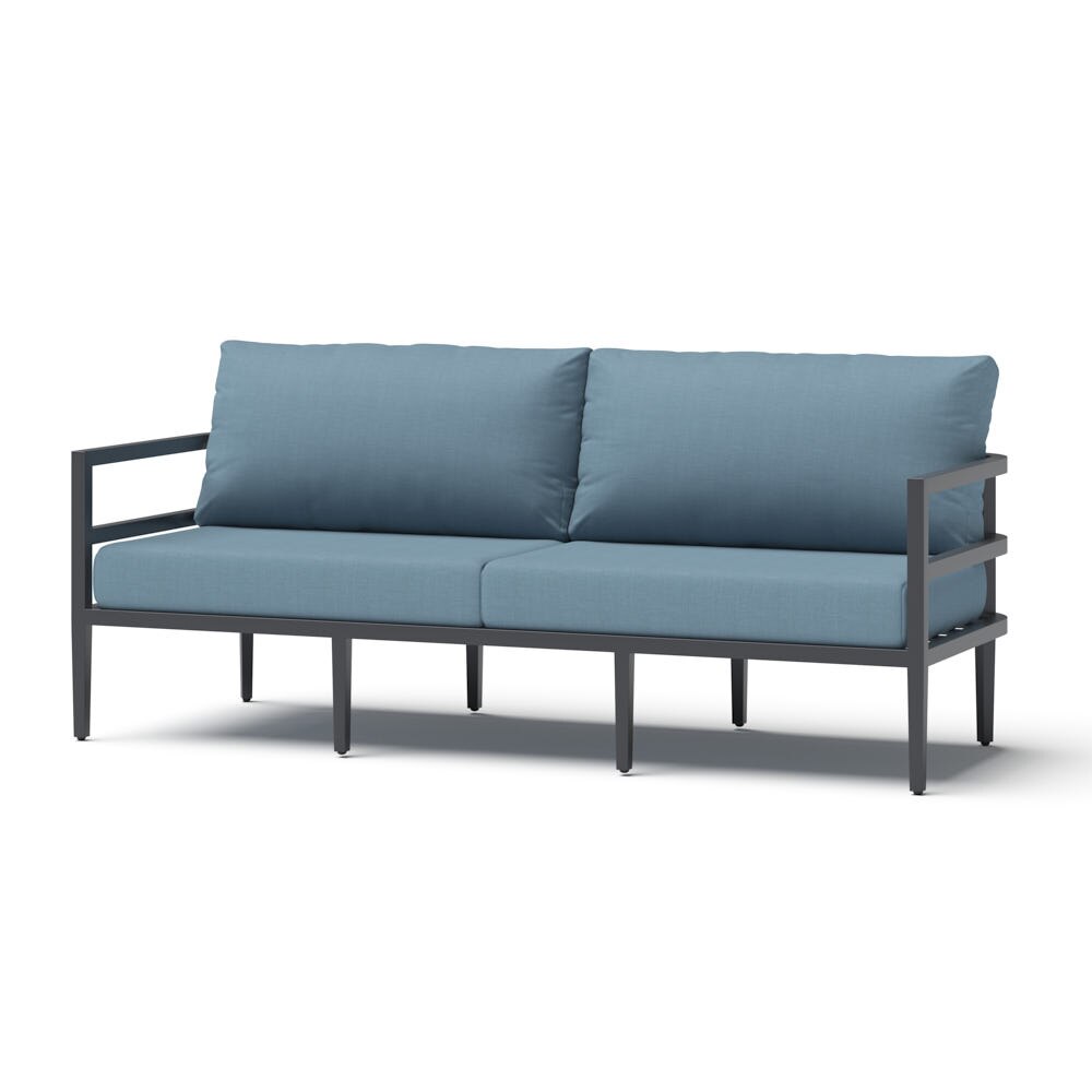 Morelia 80in Sunbrella® Outdoor Patio Sofa - Canvas Denim