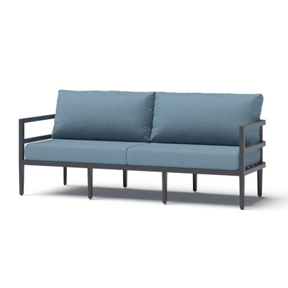 Morelia 80in Sunbrella® Outdoor Patio Sofa - Canvas Denim
