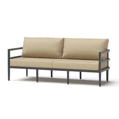 Morelia 80in Sunbrella® Outdoor Patio Sofa - Canvas Beige