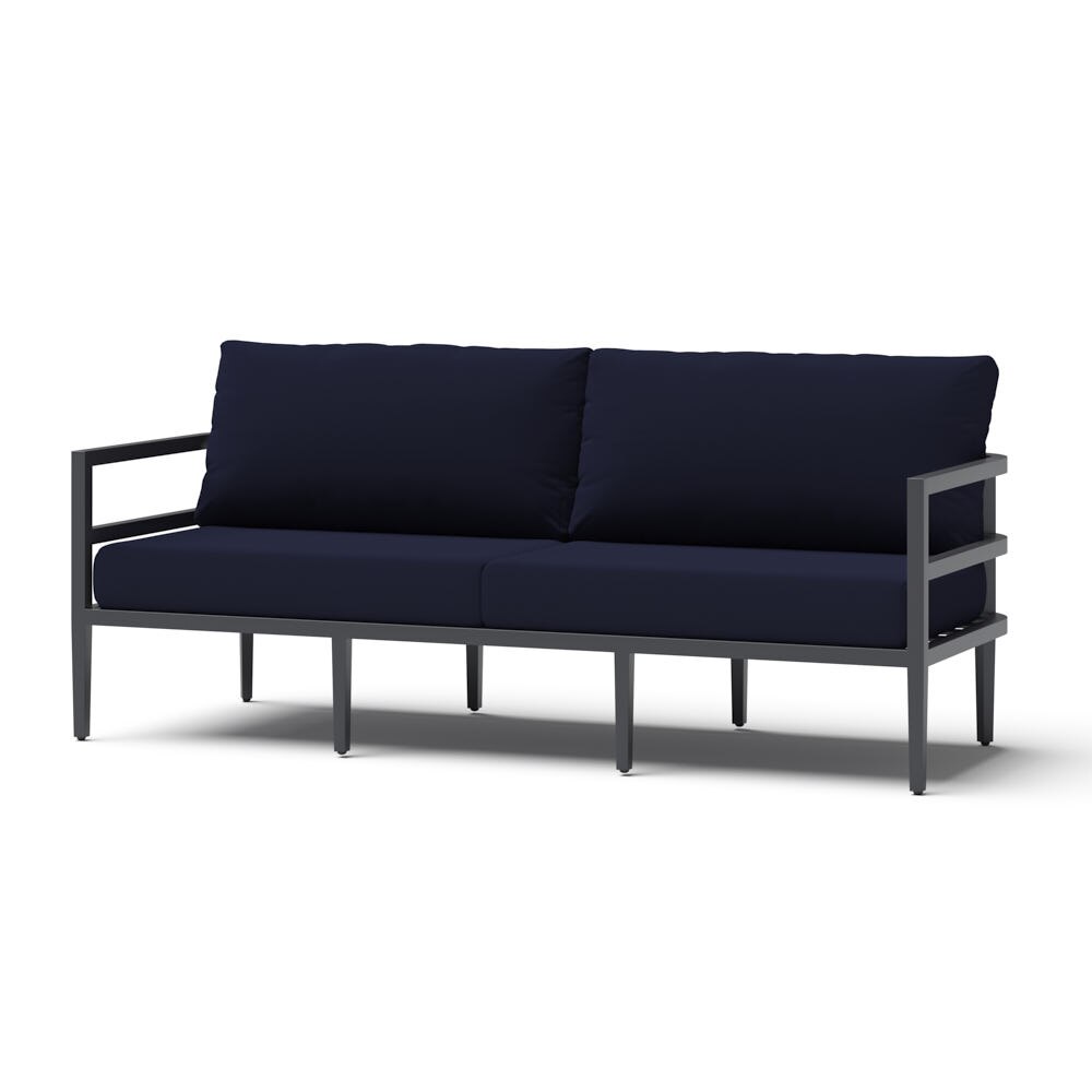Morelia 80in Sunbrella® Outdoor Patio Sofa - Canvas Navy