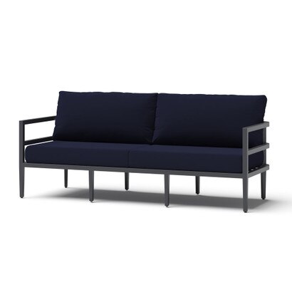 Morelia 80in Sunbrella® Outdoor Patio Sofa - Canvas Navy