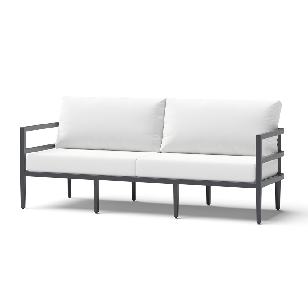 Morelia 80in Sunbrella® Outdoor Patio Sofa - Canvas White