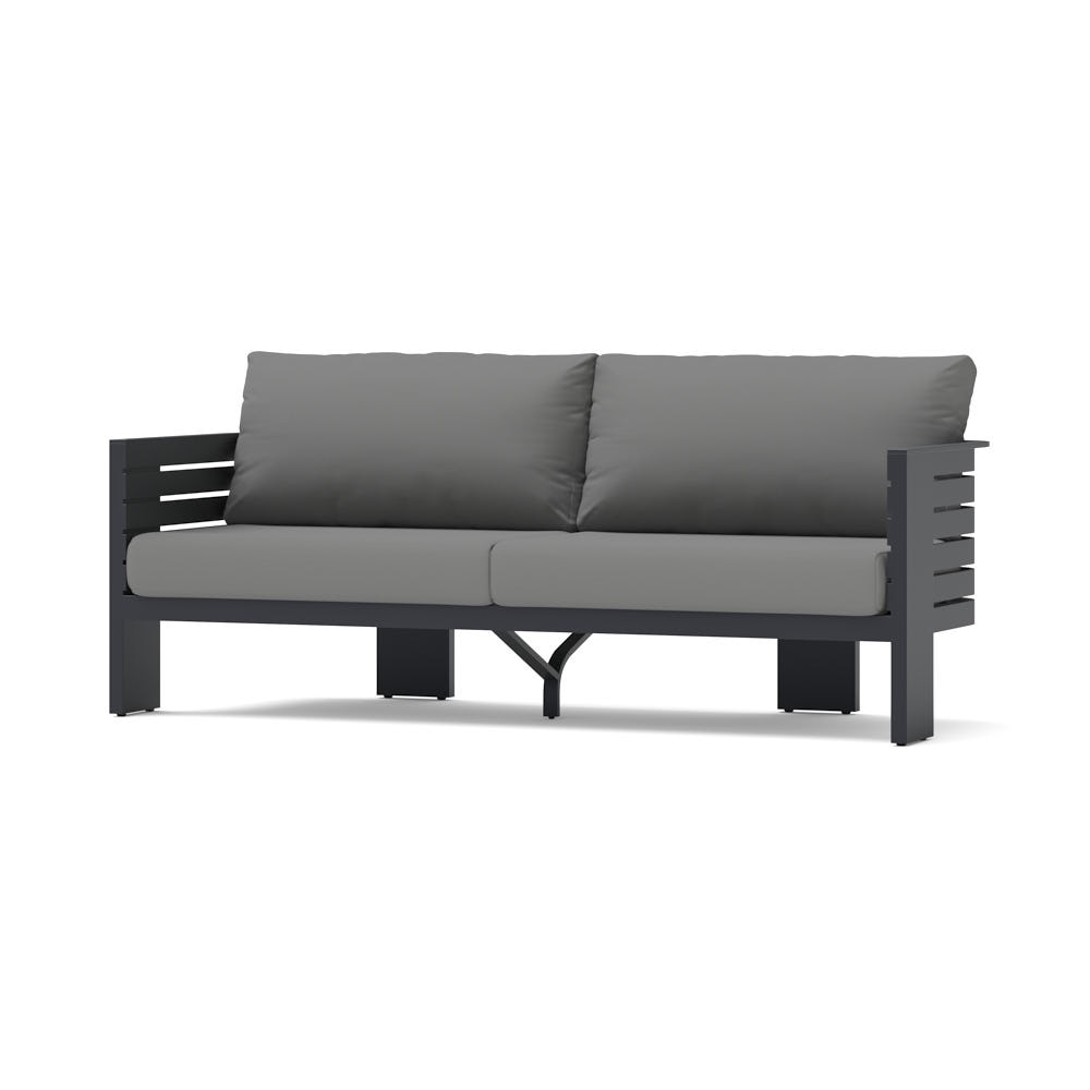 Pluma 80in Sunbrella® Outdoor Patio Sofa - Canvas Charcoal