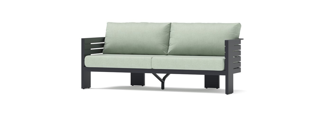 Pluma 80in Outdoor Patio Sofa - Thumbnail 5
