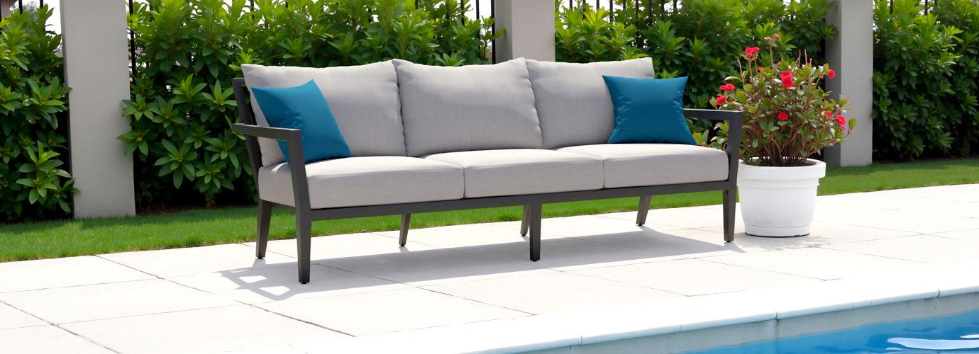 RST Brands Venetia Outdoor Sofa - Thumbnail 3