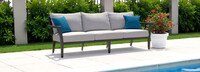 Venetia™ 88in Sunbrella® Outdoor Sofa - Gray