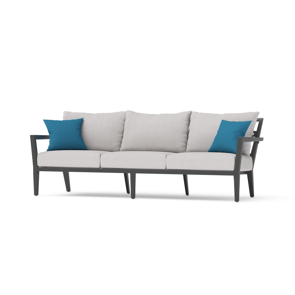 Venetia™ 88in Sunbrella® Outdoor Sofa - Gray