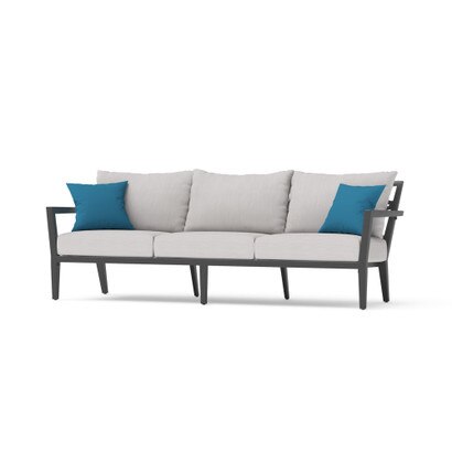 Venetia™ 88in Sunbrella® Outdoor Sofa - Gray
