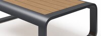 Andes 4 Piece Sunbrella® Outdoor Patio Seating Set - Canvas Denim