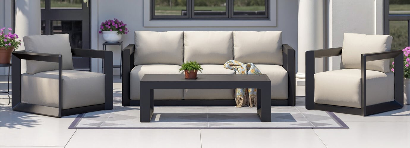 RST Brands Levia Patio Seating Set - Thumbnail 2