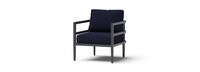 Morelia 4 Piece Sunbrella® Outdoor Patio Seating Set - Canvas Navy