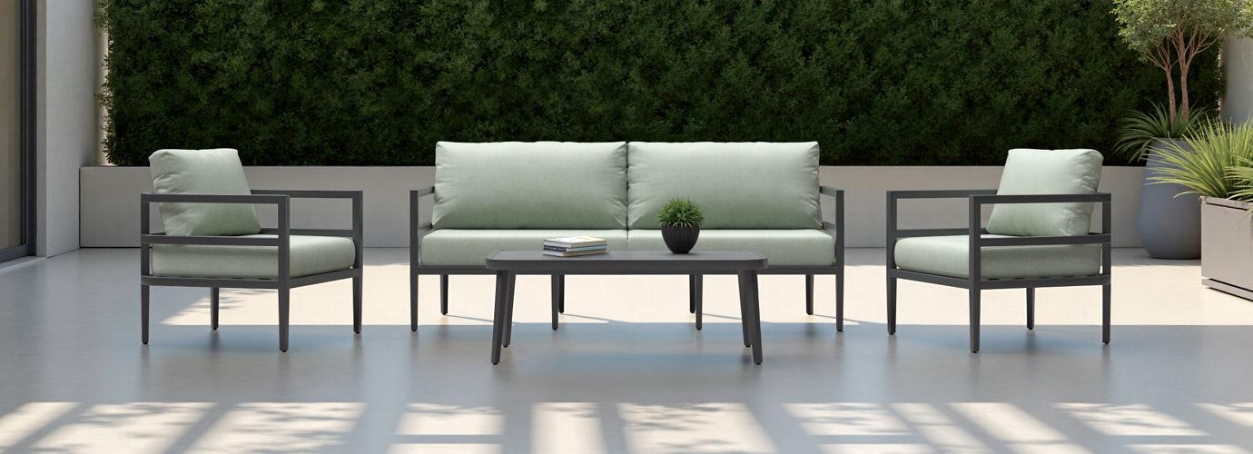 Morelia 7 Piece Outdoor Patio Seating Set - Thumbnail 4