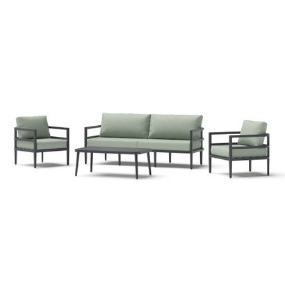 Morelia 4 Piece Sunbrella® Outdoor Patio Seating Set - Canvas Oasis