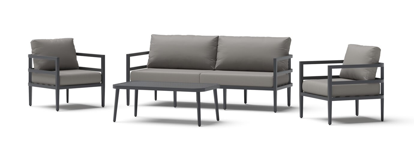 Morelia 7 Piece Outdoor Patio Seating Set - Thumbnail 2