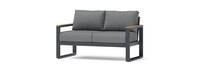 Sierra 4 Piece Outdoor Patio Seating Set - Canvas Charcoal