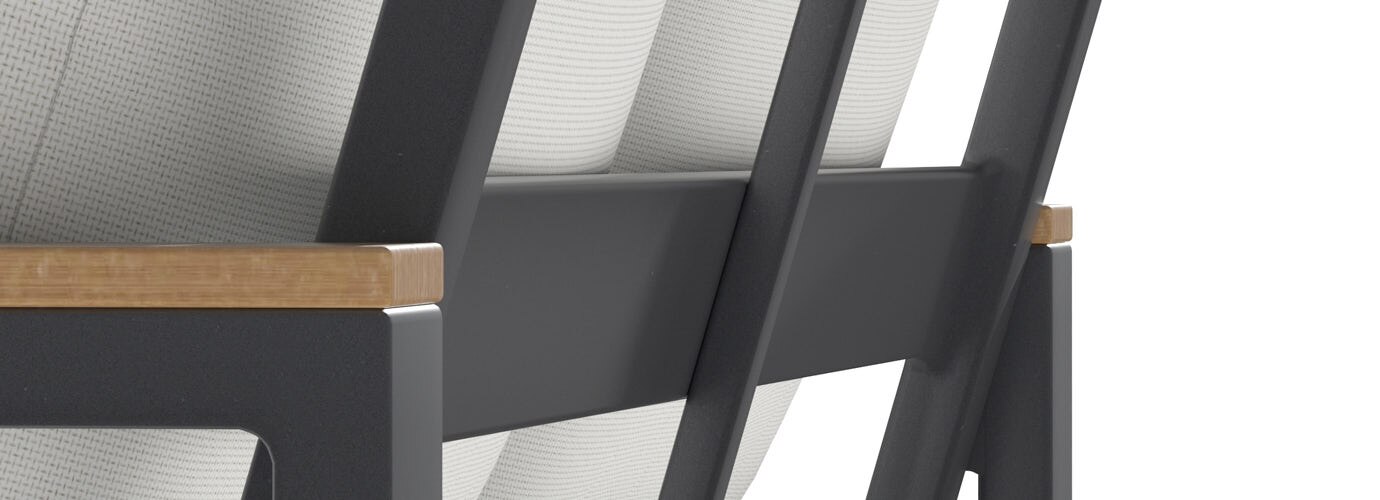 Sierra 4 Piece Outdoor Patio Seating Set - Thumbnail 5