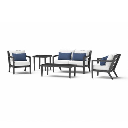 Thelix™ 5 Piece Sunbrella® Outdoor Seating Set - Bliss Ink