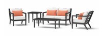 Thelix™ 5 Piece Sunbrella® Outdoor Seating Set - Cast Coral
