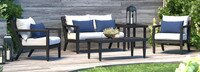 Thelix™ 5 Piece Sunbrella® Outdoor Seating Set - Navy Blue