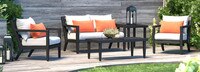 Thelix™ 5 Piece Sunbrella® Outdoor Seating Set - Navy Blue