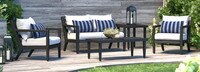 Thelix™ 5 Piece Sunbrella® Outdoor Seating Set - Navy Blue