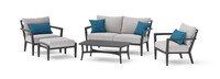 Venetia™ 5 Piece Sunbrella® Outdoor Seating Set - Gray