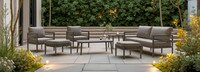 Morelia 7 Piece Outdoor Patio Seating Set - Olefin Charcoal