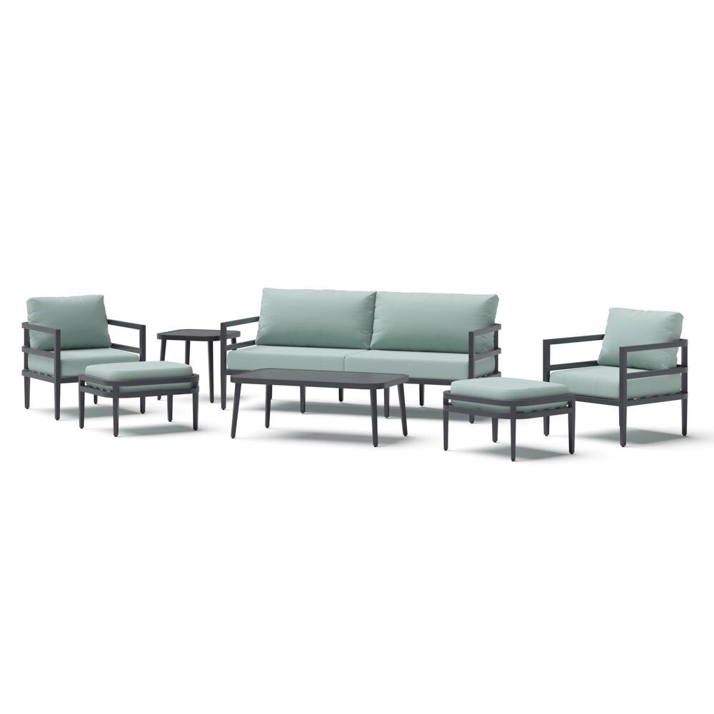Morelia 7 Piece Sunbrella® Outdoor Patio Seating Set - Canvas Spa