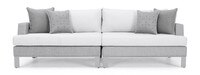Portofino® Sling 8 Piece Sunbrella® Outdoor Deep Seating Set - Space Gray
